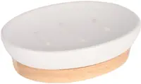 Suport pentru săpun Inter Ceramic - Bailey, 13,5 x 9,7 x 3,5 cm, alb