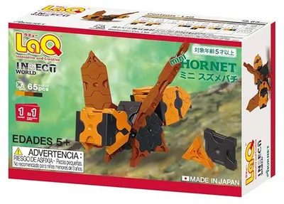 Constructor pentru copii LaQ Insect World - Viespe, 65 piese
