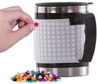 Cană termică Pixie Crew - alb, 400 ml