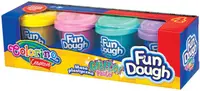 Plastilina moale Colorino Creative - cu brocart, 4 culori