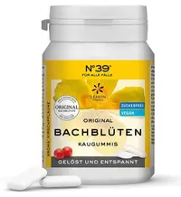Gume de mestecat Dr. Bach N°39 Calm și echilibru emoțional, 40 bucăți, Lemon Pharma