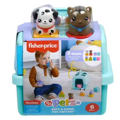 Set cu forme de sortat, Fisher Price, Fp Pets Sort & Stow, HTW93