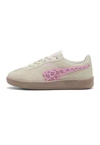 Pantofi sport PaPalermo Eternal Bloom Jr de piele intoarsa - Roz pastel/Bej