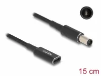 Adaptor de incarcare laptop USB type C la HP 7.4 x 5.0 mm M-T 0.15m, Delock 60032