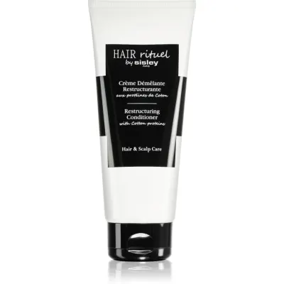 Hair Rituel by Sisley Restructuring Conditioner with Cotton proteins balsam cu efect de netezire împotriva părului fragil cu proteine 200 ml