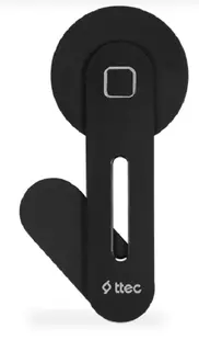 Suport pentru mașină ttec - SecondScreen M, MagSafe, negru