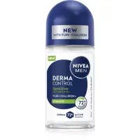 NIVEA MEN Derma Control Sensitive deodorant roll-on antiperspirant pentru piele sensibila 50 ml