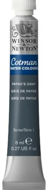 Winsor & Newton Cotman Watercolour Paint - Grey Payne, 8 ml