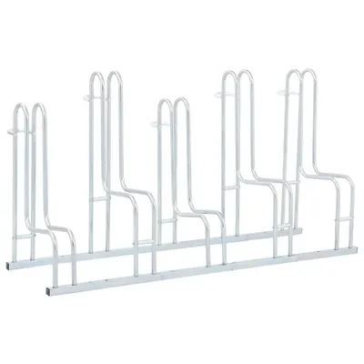 Gossi suport pentru 5 biciclete de sine statator, otel galvanizat