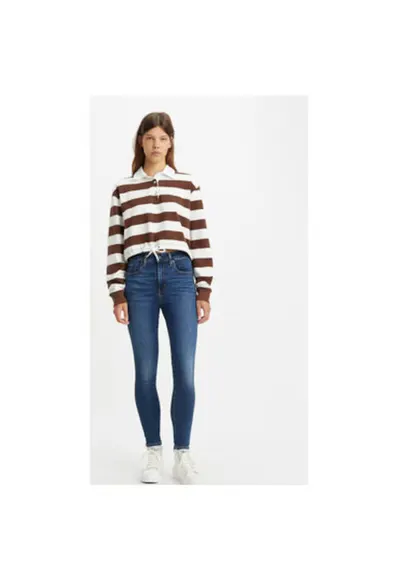 Blugi dama - 303341527 - Bumbac - Albastru - Albastru