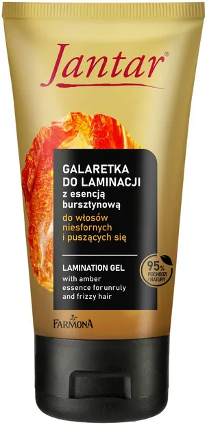 Farmona Jantar Gel de laminare cu chihlimbar pentru păr neted, fără vârfuri despicate, 150 ml