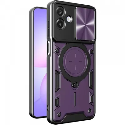 Husa pentru Samsung Galaxy A07 4G A075, Techsuit, CamGuard Pro, Mov