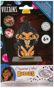 Kit de broderie cu diamante Craft Buddy - Crystal Art Buddies: Scar, 7 piese