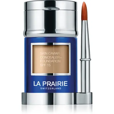 La Prairie Skin Caviar Concealer Foundation make-up si corector SPF 15 culoare Pure Linen 30 ml