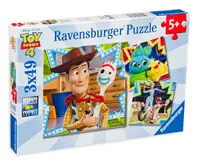 Puzzle Ravensburger din 3 x 49 de piese - Prietenie in Povestea jucariilor 4
