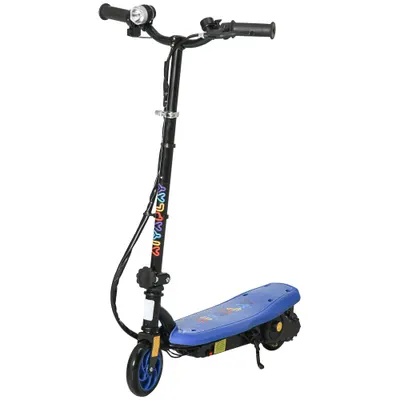 HOMCOM Trotinetă electrică 120 W pliabilă pentru copil 7-14 ani 12 km/h max. autonomie 10 km max. bleu | Aosom Romania
