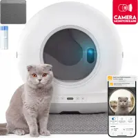 Litiera Automata iHunt Smart Cat Litter V7 Camera, Wi-Fi, Senzori, Camera video, Aplicatie Smart
