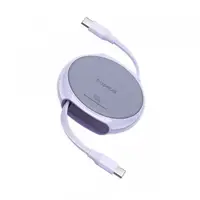 Cablu Date si Incarcare USB-C - USB-C Baseus Pathfinder Retractable, 100W, 1m, Mov P10368400511-00