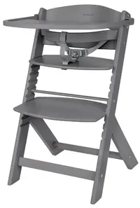 Scaun de masă din lemn KikkaBoo - Nordy, Dark Grey