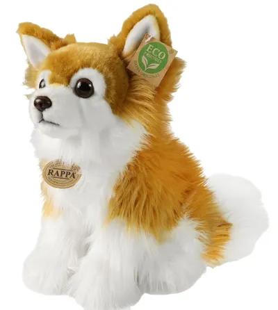 Jucărie de pluș Rappa Eco Friends - Câine chihuahua, 28 cm