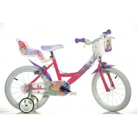 Bicicleta copii 4-6 ani, 16 inch, Winx, Dino Bikes DB164R WX7