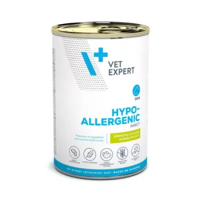 Conserva dietetica pentru caini Vetexpert Hypoallergenic Insect 375 gr
