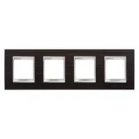 Placa ornament CProiector HORUS LUX international - IN TECHNOPOLYMER finisaj lemnING - 2+2+2+2 modul HORIZONTAL - WENGE - CProiector HORUS