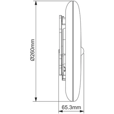 Corp de iluminat pentru tavan JADE SENSOR 18W 3000K
