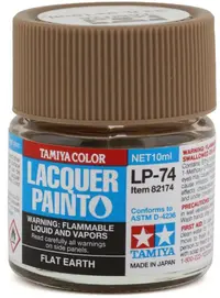 Vopsea lac acrilic Tamiya- Flat Earth LP-74 (10ml) (TAM82174)