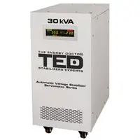 Stabilizator tensiune 30KVA 24KW, Monofazat, TED