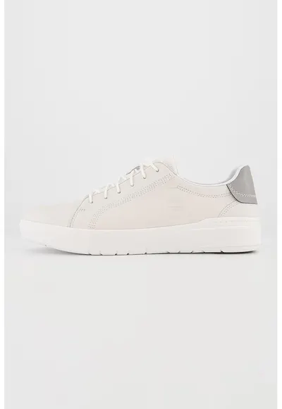 Pantofi sport de piele cu detaliu contrastant Seneca Bay - Alb