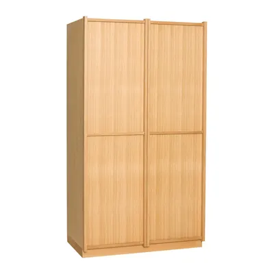 Șifonier în culoare naturală cu aspect de lemn de stejar 100x181x55 cm Kura – Hübsch