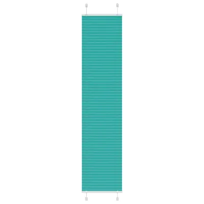 vidaXL Jaluzea plisată verde petrol 50x200 cm Lățime țesătură 49,4 cm