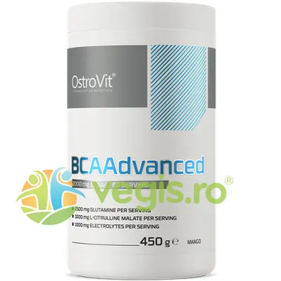 Aminoacizi BCAAdvanced cu Aroma de Mango 450g