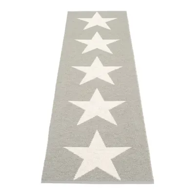 Covor tip traversă pentru interior și exterior gri deschis 70x250 cm Viggo Warm Grey – Pappelina