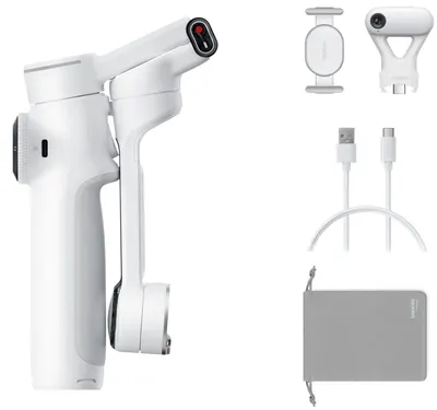 Gimbal pentru smartphone Insta360 - Flow 2 Pro AI Tracker Bundle, Summit White - Flow236
