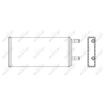Schimbator caldura, incalzire habitaclu NRF 53547