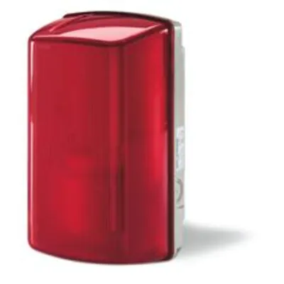 Bulkhead Lightnrectangular Ip55 Led Red