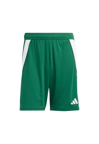 Pantaloni scurti barbati Tiro 24 - verzi - poliester reciclat - tehnologie Aeroready