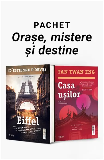 Pachet Orașe, mistere și destine. Eiffel/Casa ușilor