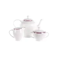 Set ceai 3 piese ROYAL PINK, portelan englezesc