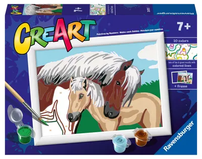 Set de pictură pe numere Ravensburger CreArt - Iubirea de mamă