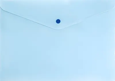 Mapă cu capsă Spree Pastel - A4, albastră