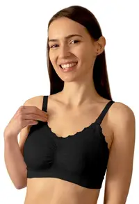Sutien pentru gravide și mame BabyOno - 585/05, D70-75, negru