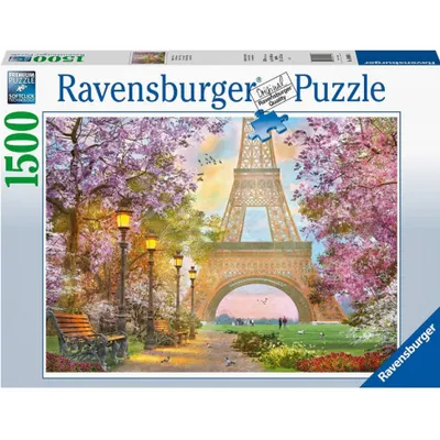 Puzzle Alee Romantic Paris, 1500 Piese