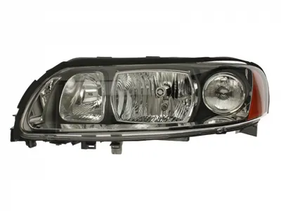 Far fata Stanga (H11 H9, electric, fara motoras, culoare insertie: negru) potrivit VOLVO S60 I, V70 II, XC70 I