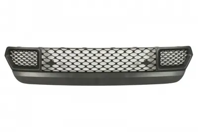 Element bara fata (cu orificii senzori parcare, plastic, argintiu) potrivit JEEP COMPASS II 04.21
