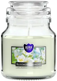 Lumânare parfumată Bispol Aura - Blooming Jasmine, 120 g