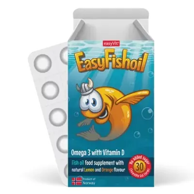 Easy FishOil Vitamina D si Omega 3, 30 comprimate, EasyVit
