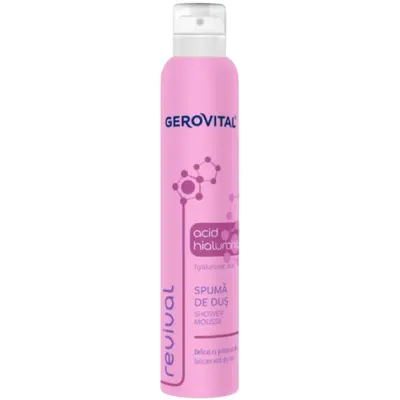 Spuma de dus cu acid hialuronic, 200ml, Gerovital